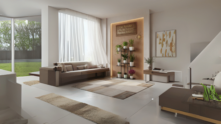 Vastu Remedies to Fix Bad Entrance Directions Instantly